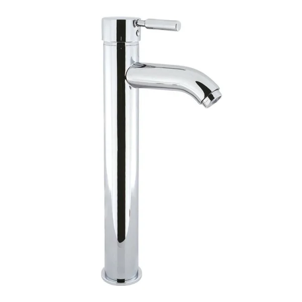 Crosswater Design Tall Monobloc Basin Mixer Tap without Waste Chrome