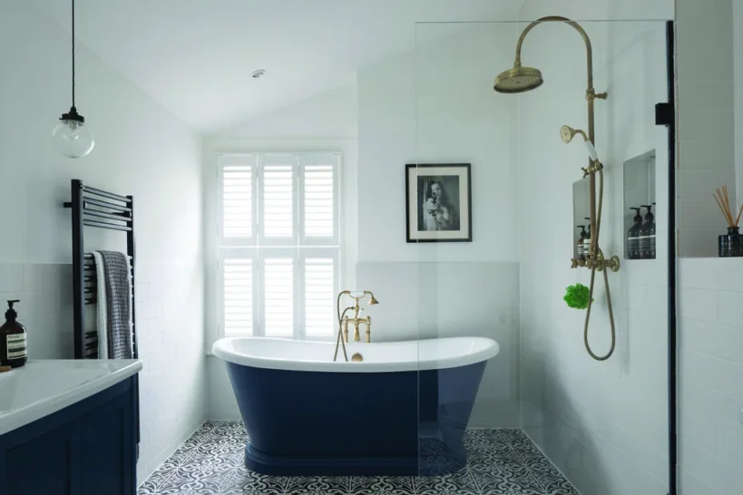 Bc Designs Victrion Crosshead Deck Mounted Bsm Brushed Gold detail view - Image 2