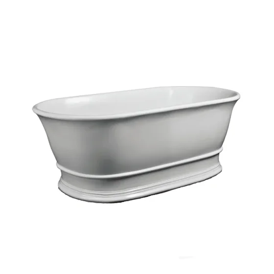 Bc Designs Bampton Bath 1555 X 740 (no Waste) Matt White detail view - Image 2