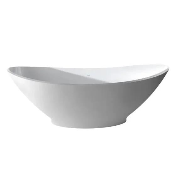 Bc Designs Kurv Bath 1890 X 900 (no Waste) Matt White detail view - Image 4