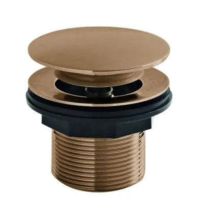 Bc Designs Push Down Bath Waste 60mm (unslotted) Copper product image - Image 1