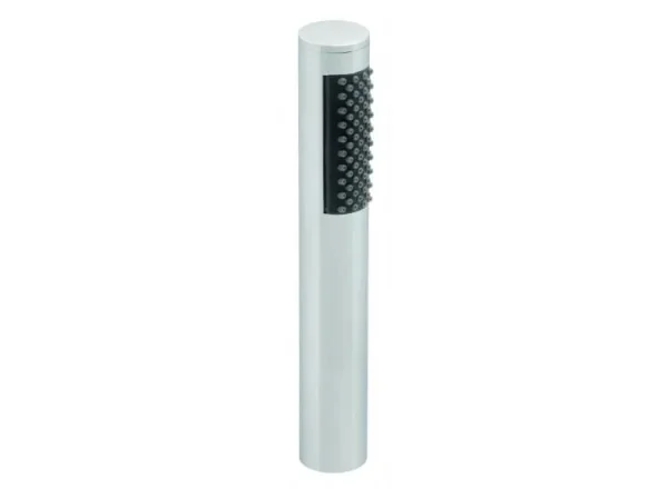Vado Zoo Round Single Function Rub-clean Shower Handset Chrome detail view - Image 2