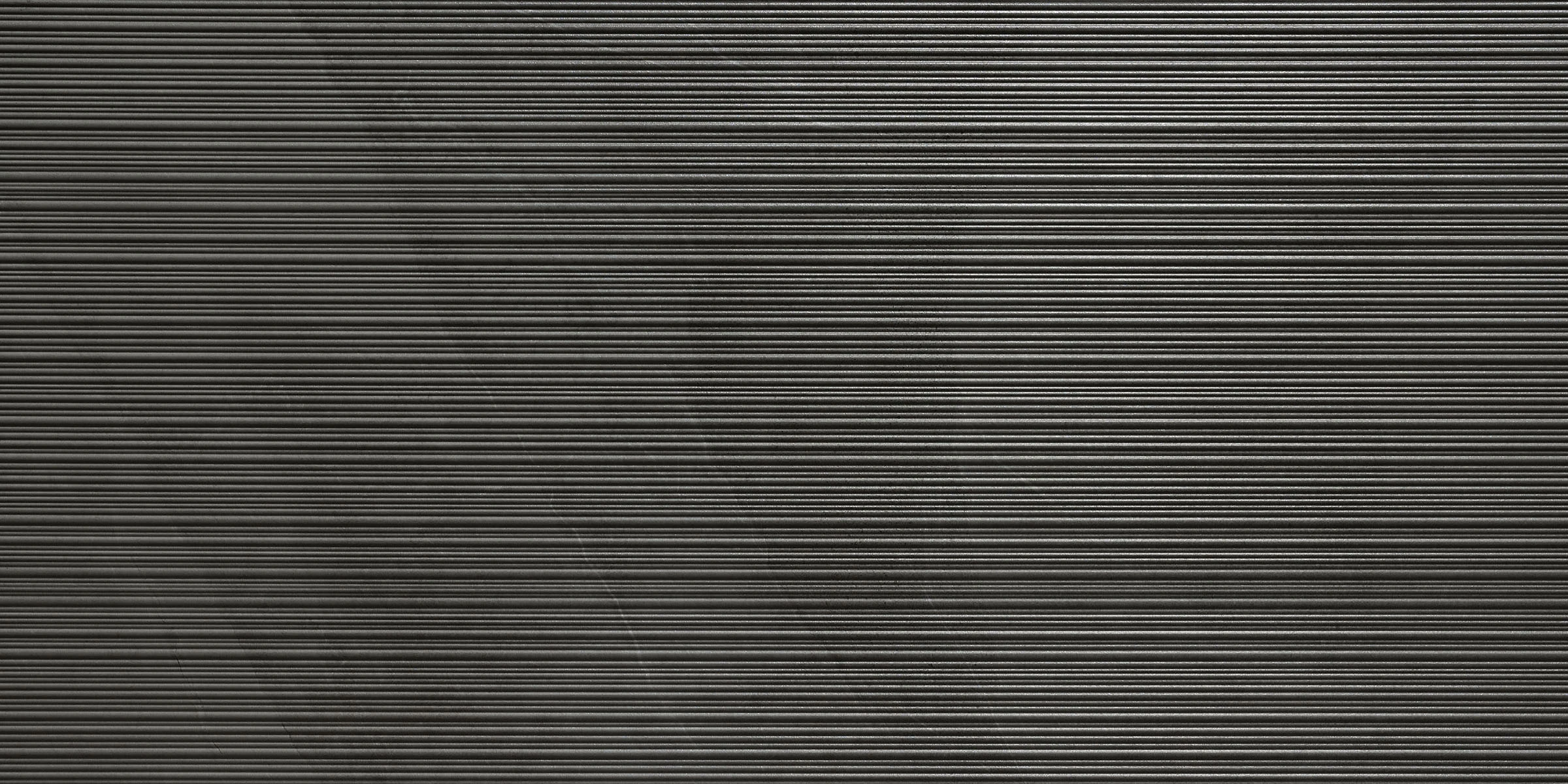 European Tiles Slate Stone ASH RIBBED 120 X 60 Rectified Matte Tile