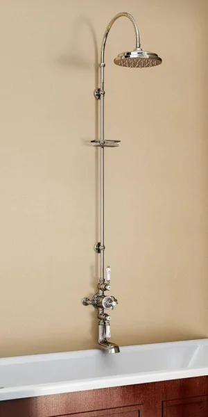 Burlington Extended Vertical Riser Chrome