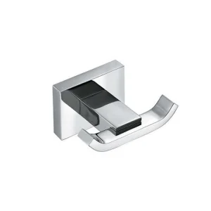 Vado Level Double Robe Hook Wall Mounted Chrome