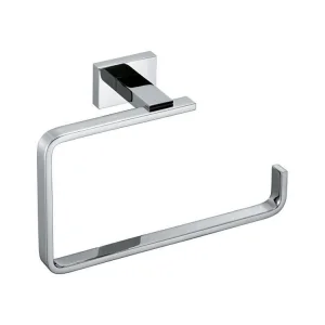 Vado Level Towel Ring Wall Mounted Chrome