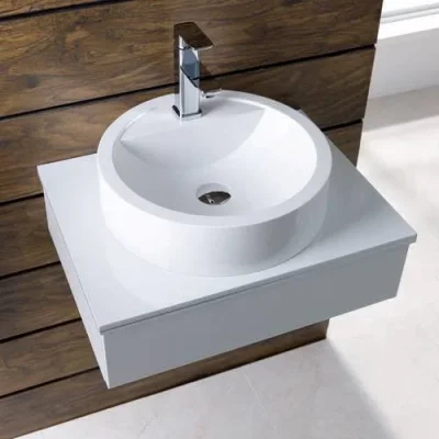 Eastbrook Renata Sit On Basin 430 White product image - Image 1