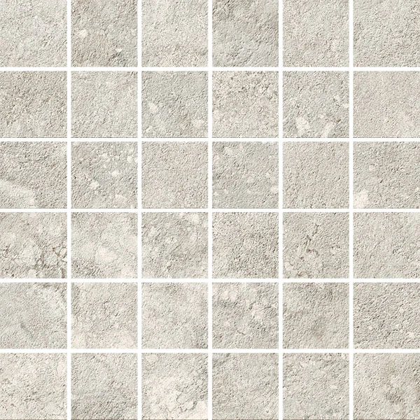 European Tiles Travertino Silver Cross Cut Mosaic 30x30cm