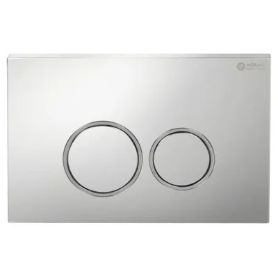 Eastbrook R Series Flush Plate Silver Grey