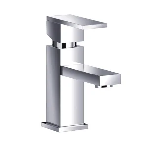 Just Taps Athena Mini Single Lever Basin Mixer Without Pop Up Waste Chrome