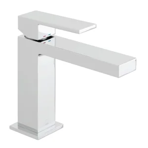 Vado Notion Slimline Mono Basin Mixer Smooth Bodied Single Lever Deck Mounted Without Universal Waste Chrome