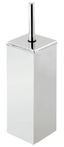 Eastbrook Rimini Metal Brush Holder Chrome product image - Image 1