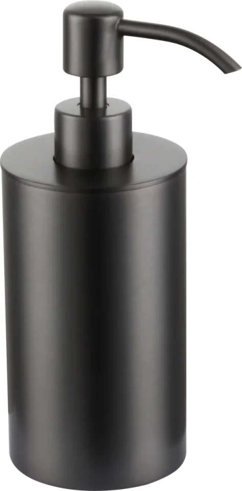 Just Taps Vos Soap Dispenser Countertop Brushed Black product image - Image 1