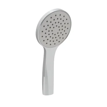 Vado Atmosphere 110mm Round Air-injected Single-function Rub-clean Shower Handset Chrome product image - Image 1