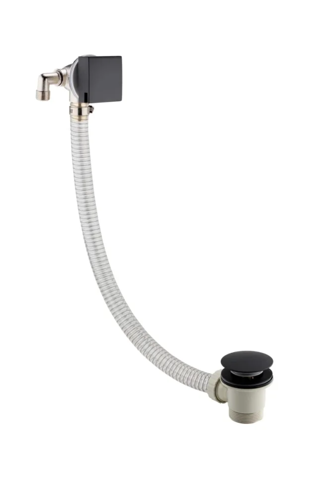 Just Taps Hix Exofil With Built In Pop-Up Bah Waste Matt Black product image - Image 1