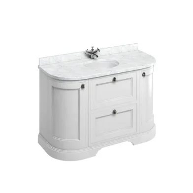 Burlington Drawer Unit 2 Round Corner Units White product image - Image 1