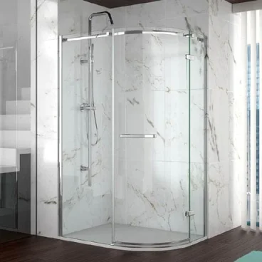 Merlyn 8 Series Frameless 1 Door Offset Quadrant 1200 X 900mm product image - Image 1