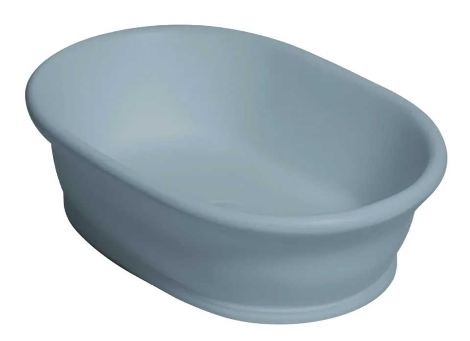Bc Designs Bampton/aurelius Basin 535 X 390 Powder Grey detail view - Image 2