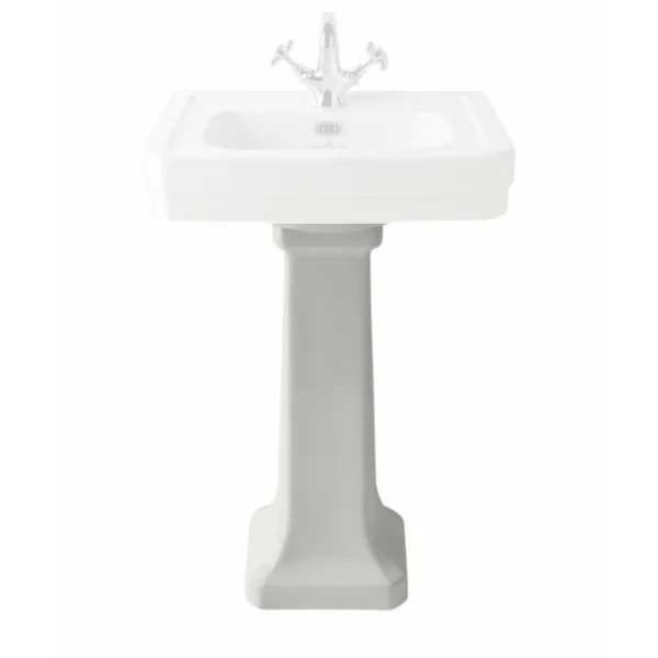 Bc Designs Victrion Pedestal (540mm Basin) White