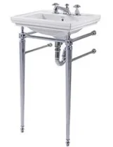 Imperial Ast Deco Cloak Stand Chrome detail view - Image 2