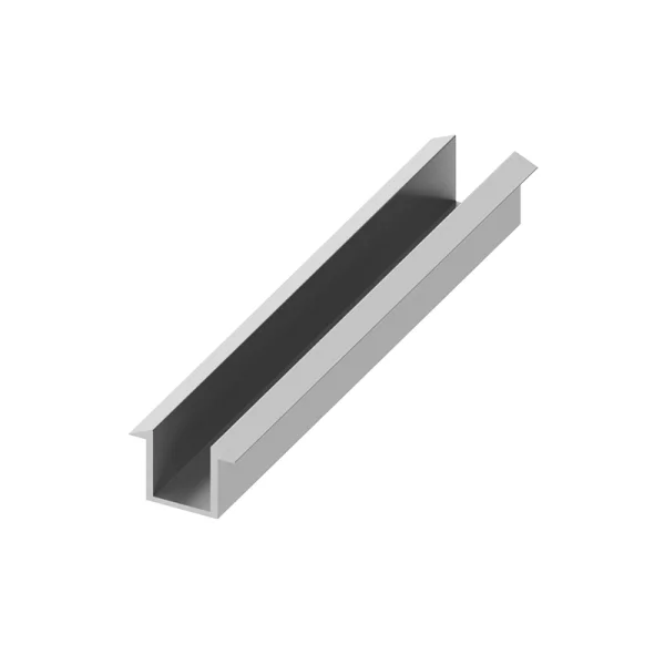 Abacus Glass Recessed Channel -10mm Polished - 1200mm