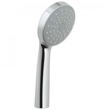 Vado Eris 80mm Round Single Function Rub-clean Shower Handset Chrome product image - Image 1