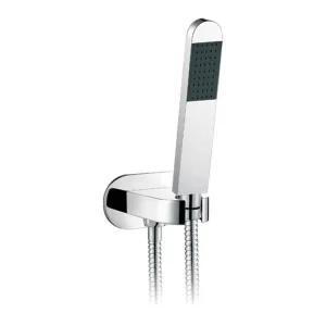 Vado Life Single Function Mini Shower Kit With 150cm Shower Hose And Bracket With Integrated Outlet Chrome