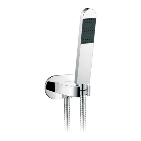 Vado Life Single Function Mini Shower Kit With 150cm Shower Hose And Bracket With Integrated Outlet Chrome product image - Image 1