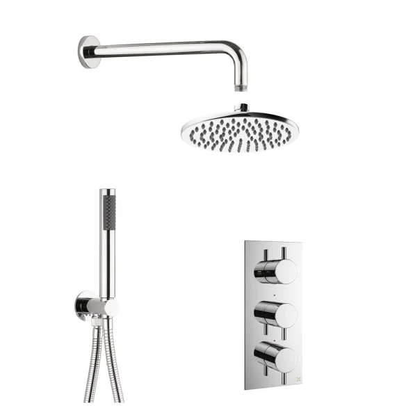 Crosswater One Box Showering Mpro Bundle 2000 Chrome