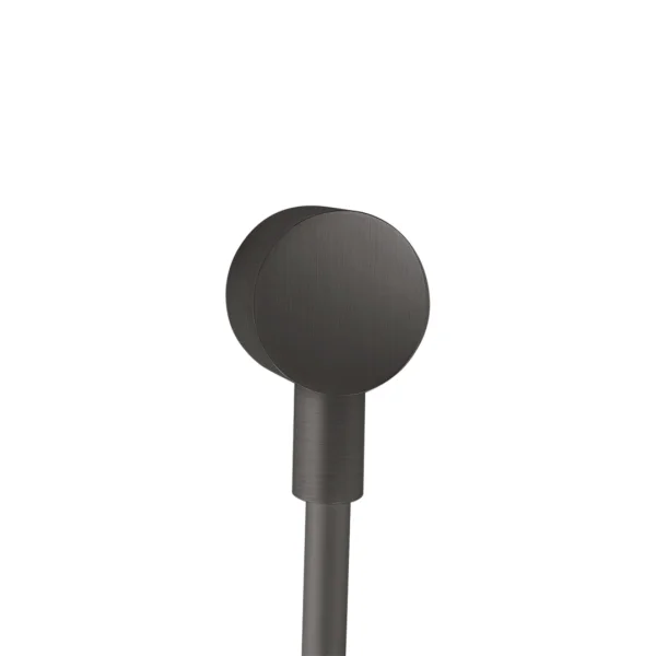 Axor Starck Wall Outlet Round Brushed Black Chrome