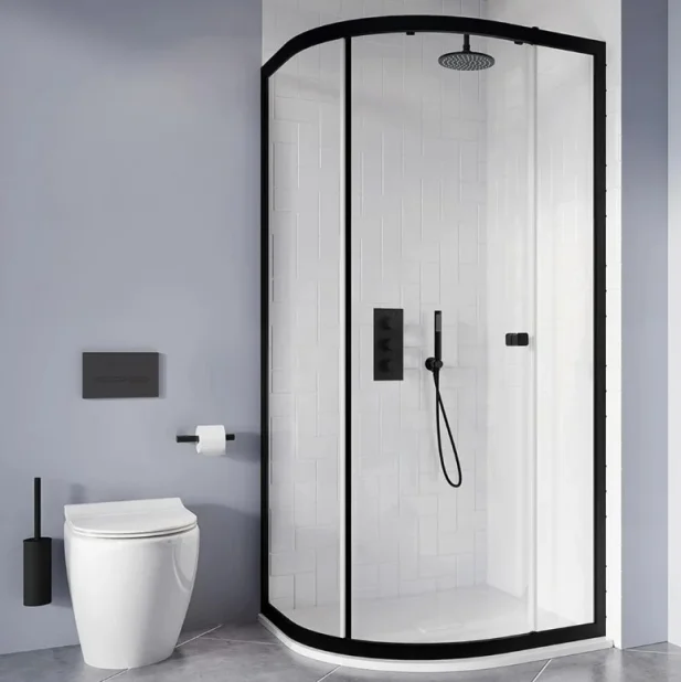 Crosswater One Box Showering Mpro Bundle 2000 Matt Black detail view - Image 2