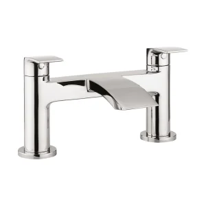 Crosswater Flow Bath Filler Dual Lever Chrome