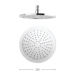 Crosswater Dial Showerhead 225mm Chrome