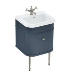 Burlington Chalfont Single Drawer Unit 550mm Blue product image - Image 1