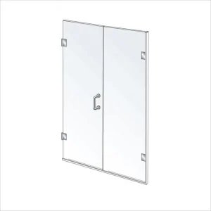 Shower Lab View 03 Standard-door + Inline Panel 1257-1285 X 2000