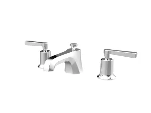 Saneux Cromwell 3 Piece Lever Handle Basin Mixer & Waste - Chrome