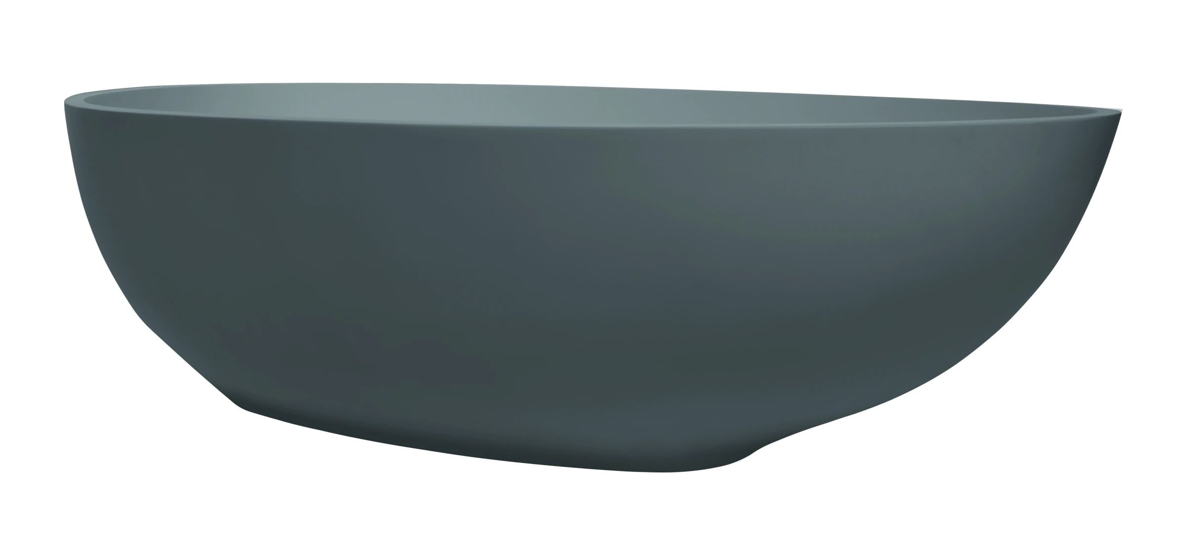 Bc Designs Gio Bath 1645 X 935 (no Waste) Industrial Grey