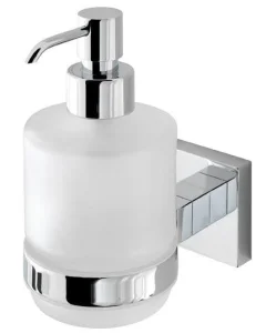 Eastbrook Rimini Glass Soap Dispenser Chrome