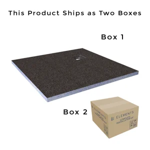 Abacus Elements Shower Tray 12x12 Corner