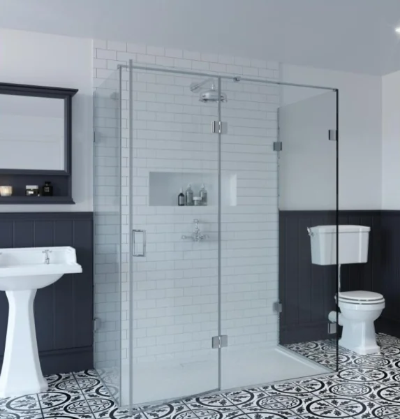 Shower Lab View 22 Standard-inline Panel + Door + Two Return Panels 784 X 766-786 X 2000