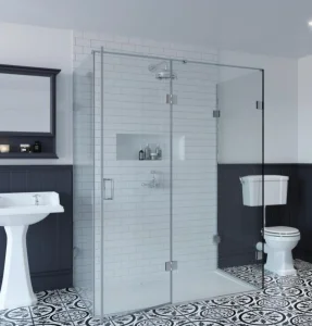 Shower Lab View 22 Standard-inline Panel + Door + Two Return Panels 784 X 766-786 X 2000