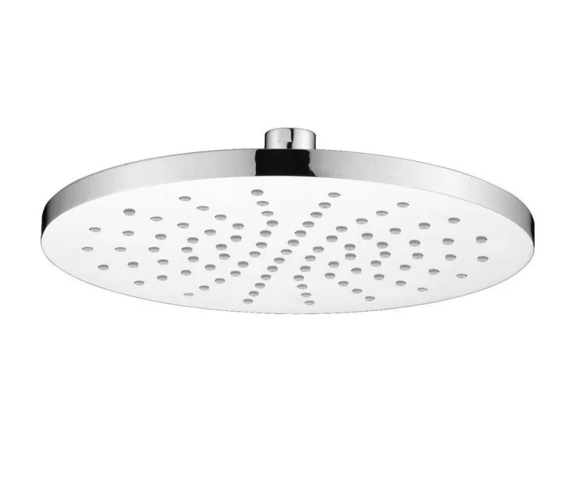 Just Taps Boker Round Overhead Shower 200mm Diameter Brass Chrome product image - Image 1