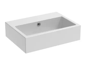 Saneux Matteo 50x37cm Washbasin 0th - Gloss White product image - Image 1