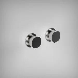 Ava Purity 2 Way 2 Handle Thermostatic Valve W/flanges - Polished Stainless Steel