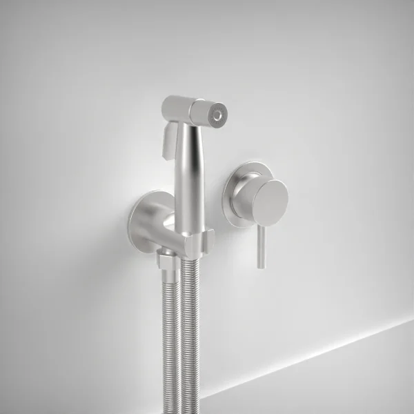 Ava Trend Douche Kit W/ Flanges - Brushed Stainless Steel