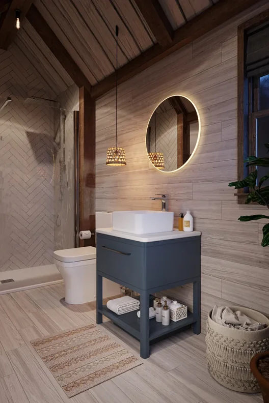 Saneux Oska 60cm Electric Mirror V2 detail view - Image 4