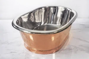 Bc Designs Copper Basin With Nickel Inner Copper/nickel