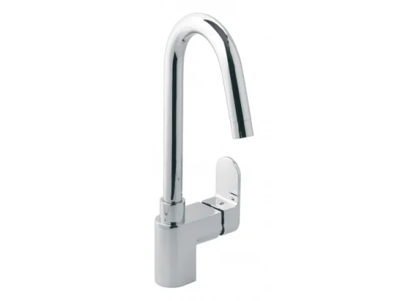 Vado Life Mono Kitchen Mixer Single Lever Deck Mounted With Swivel Spout Chrome product image - Image 1