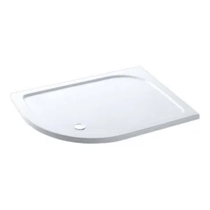 Eastbrook Volente 1100x700 Lh Quad Abs Stone Resin Tray White