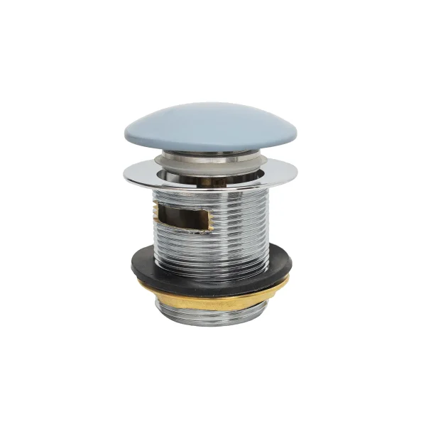 Bc Designs Push Down Bath Waste 70mm (slotted) Powder Blue